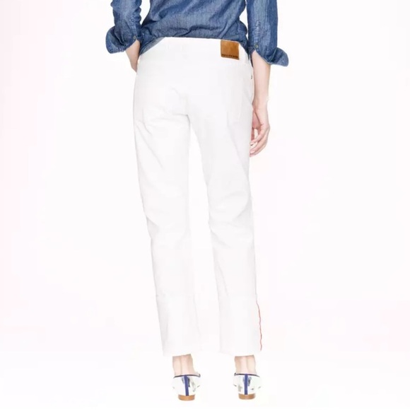 J Crew Point Sur Slim Stacker Japanese Selvedge Jean in Marshmallow Size 25 - Picture 4 of 11